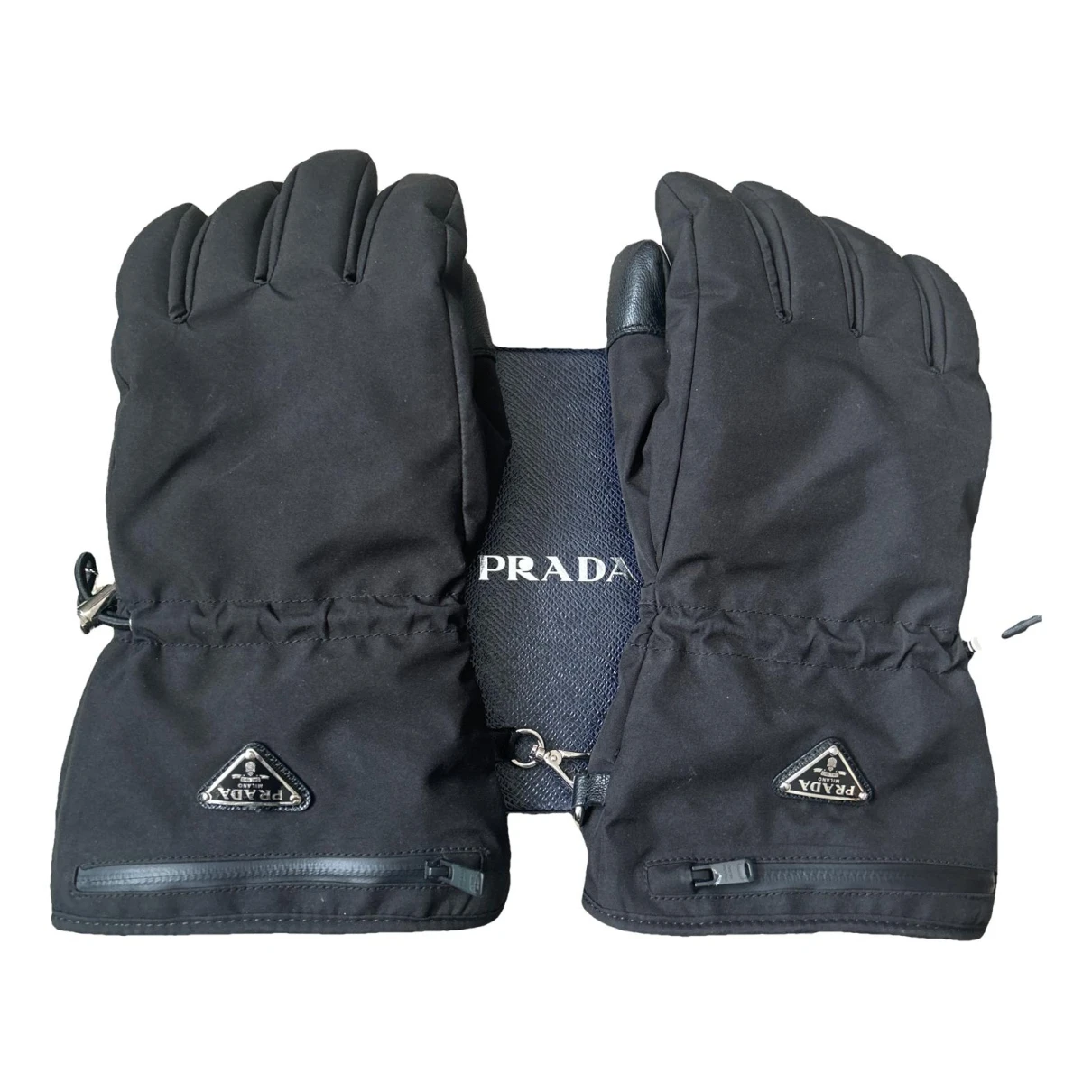 Pre-owned Prada Gloves In Black
