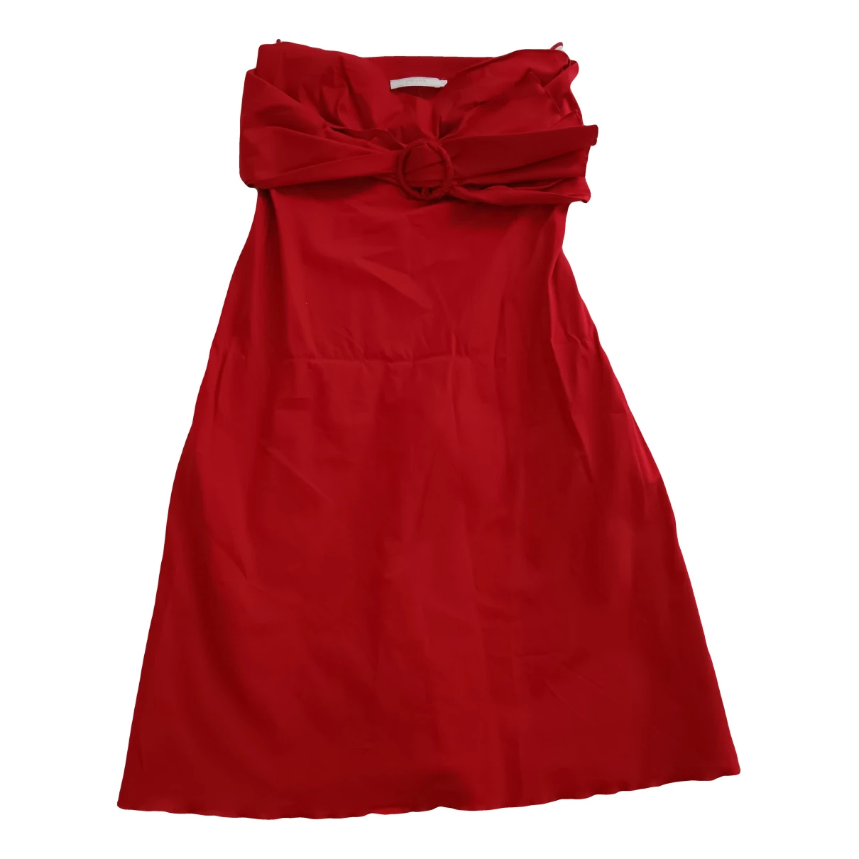 Pre-owned Prada Mini Dress In Red
