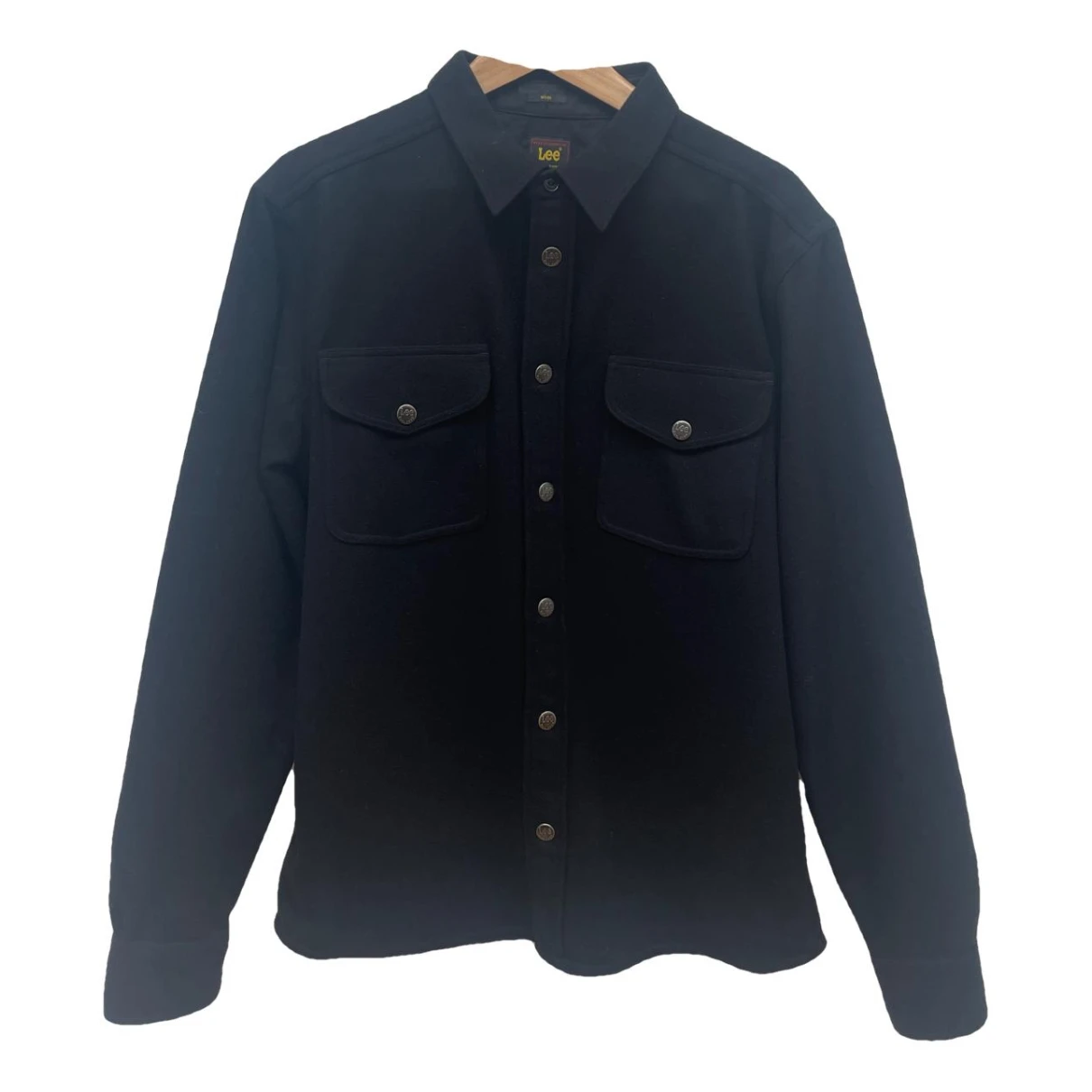 Pre-owned Lee Wool Jacket In Black