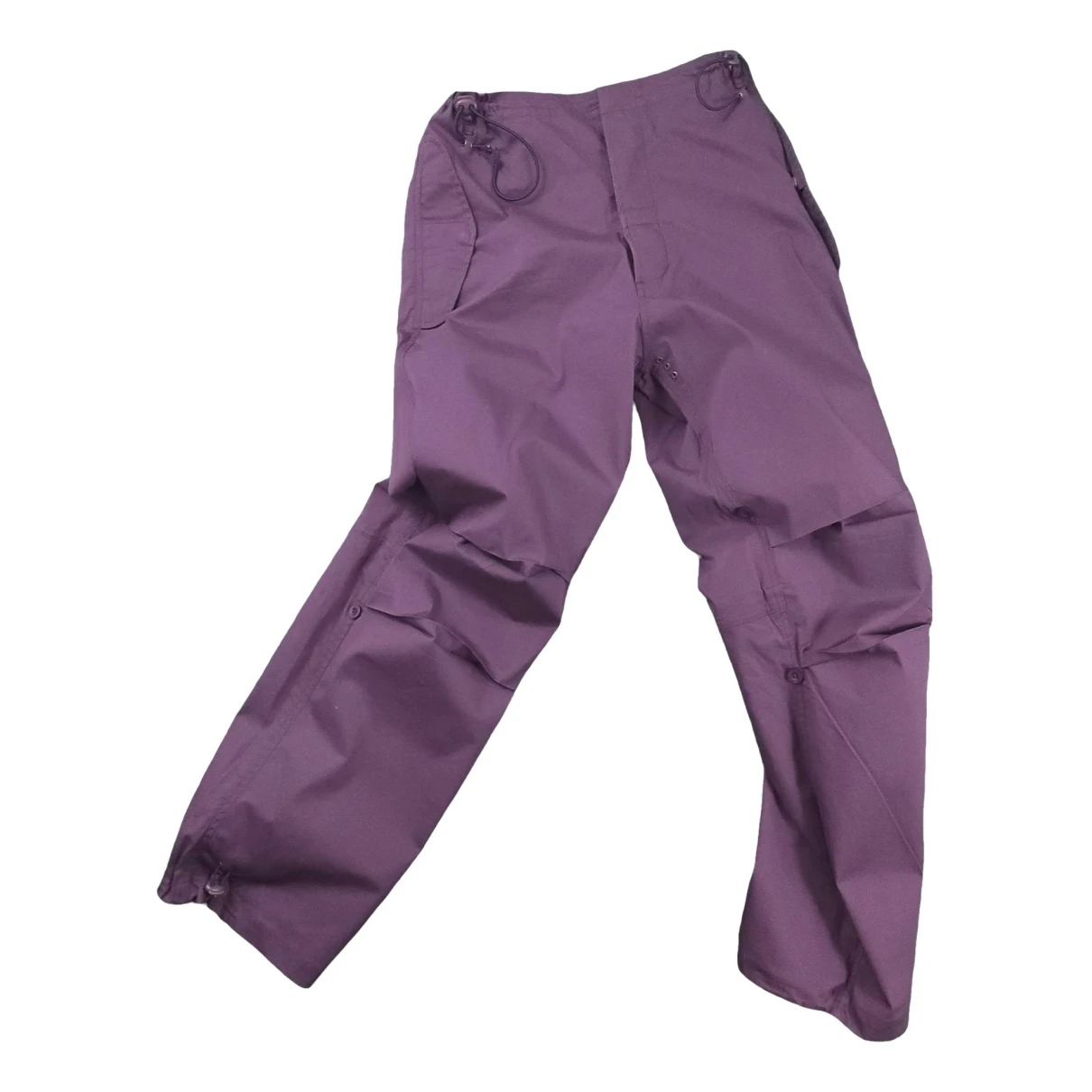 Pre-owned Maharishi Trousers In Purple