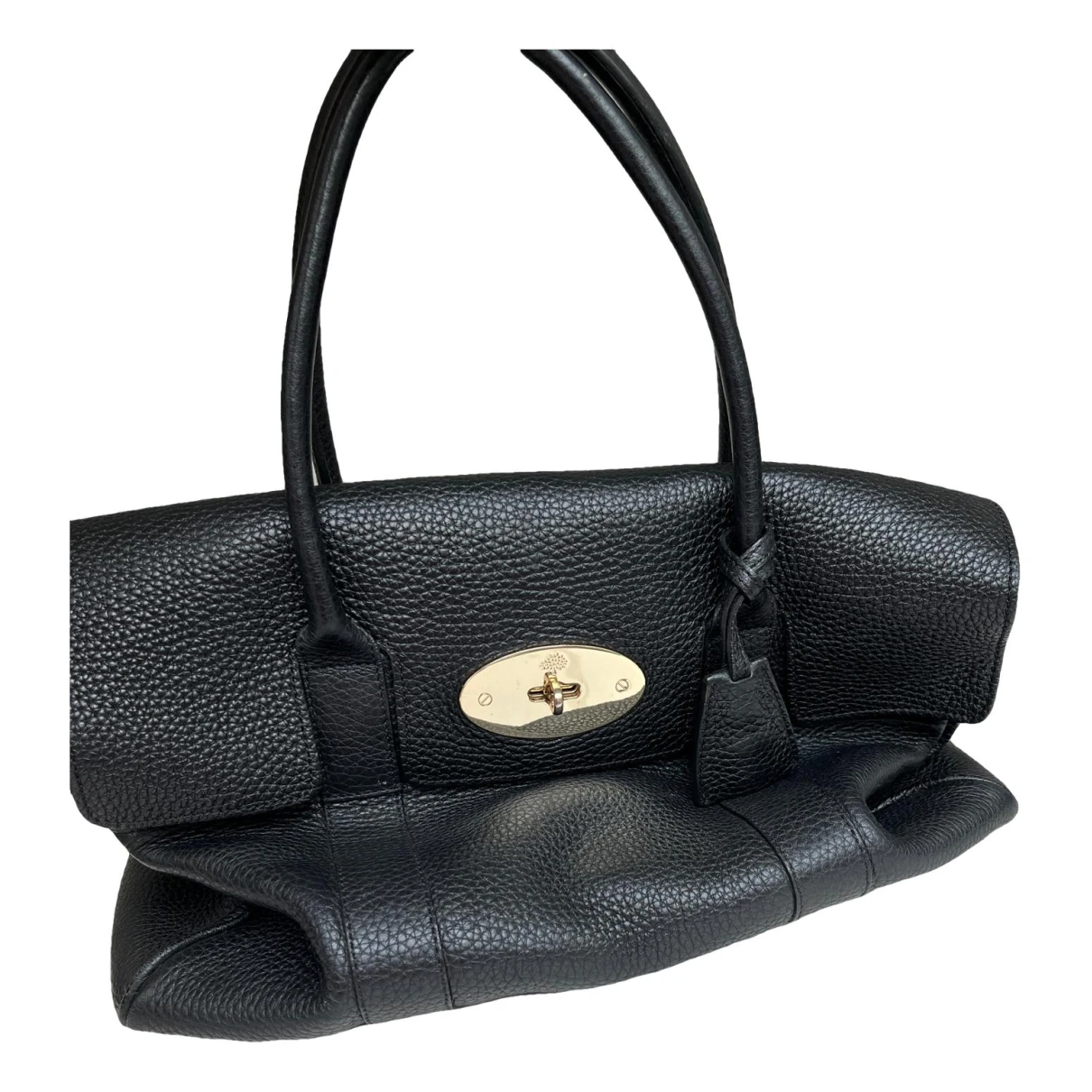 Pre-owned Mulberry Bayswater Leather Tote In Black