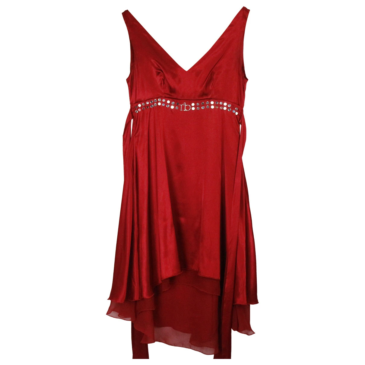 Pre-owned Roccobarocco Mid-length Dress In Red