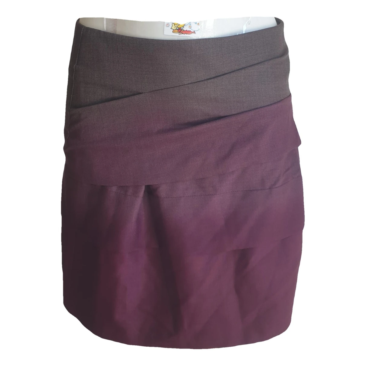 Pre-owned Brunello Cucinelli Wool Skirt In Multicolour