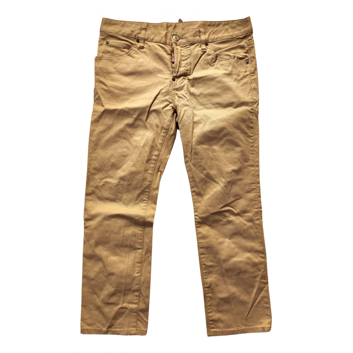 Pre-owned Dsquared2 Jeans In Beige