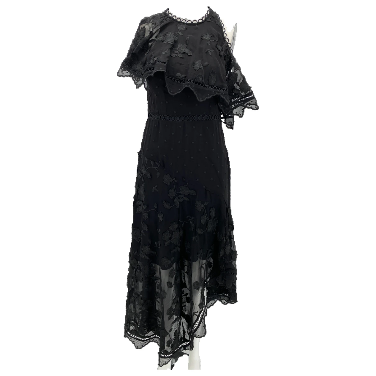 Pre-owned Zimmermann Maxi Dress In Black