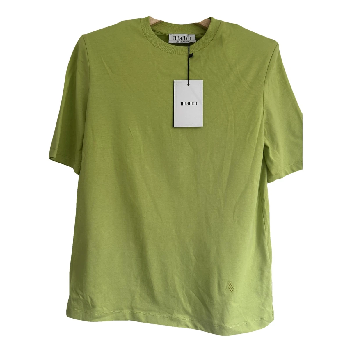 Pre-owned Attico T-shirt In Green