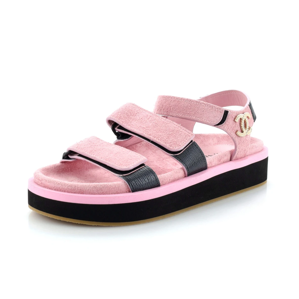 Pre-owned Chanel Sandal In Pink