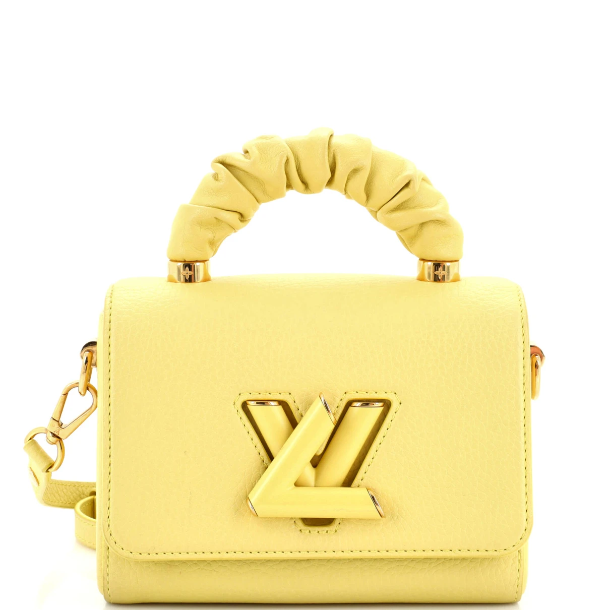 Pre-owned Louis Vuitton Leather Crossbody Bag In Yellow