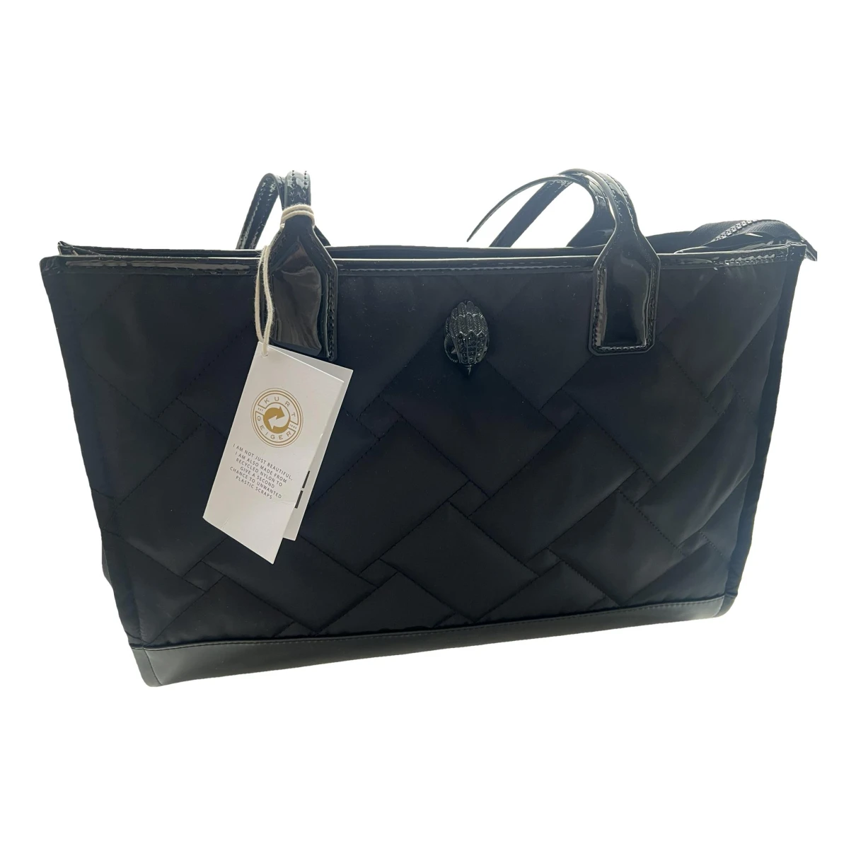 Pre-owned Kurt Geiger Cashmere Handbag In Black