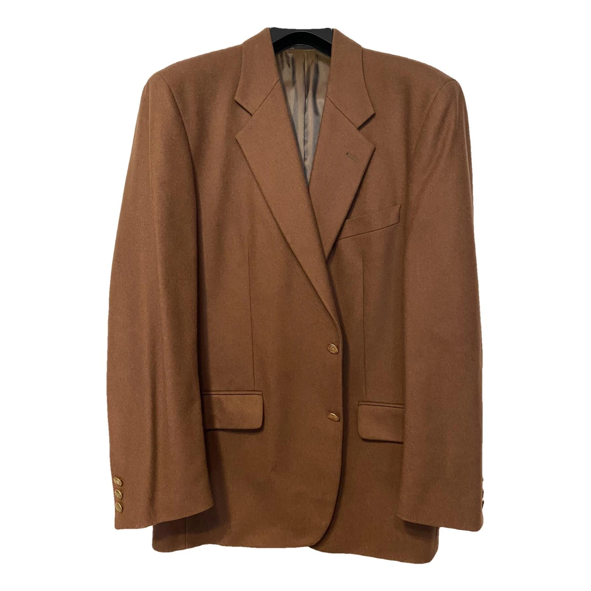 Pre-owned Saint Laurent Wool Vest In Brown