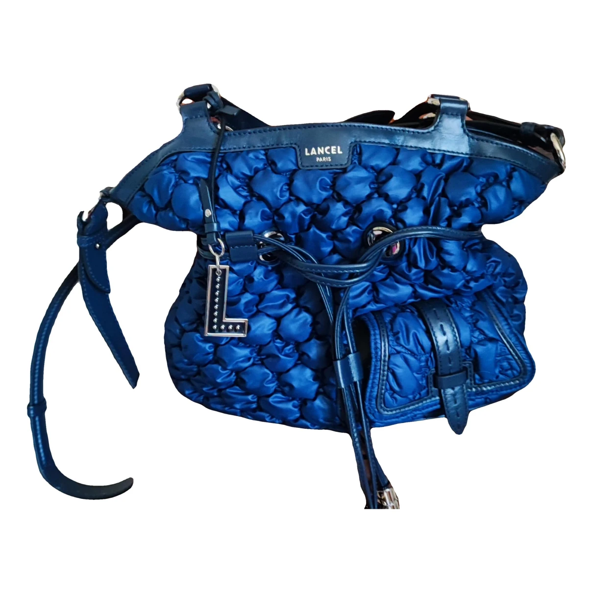 Pre-owned Lancel 1er Flirt Handbag In Blue