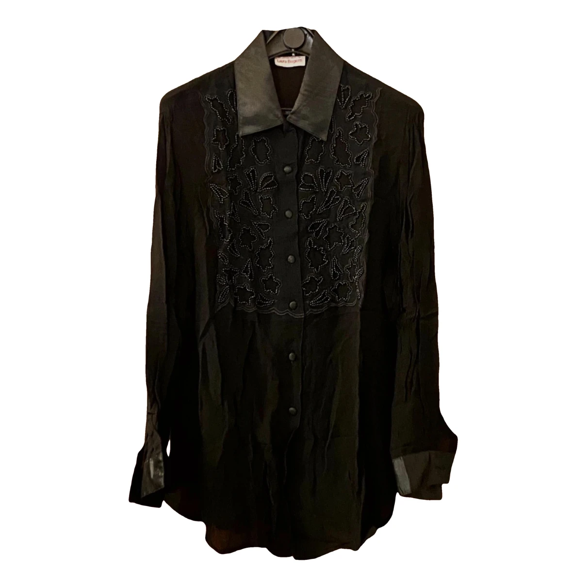 Pre-owned Laura Biagiotti Shirt In Black