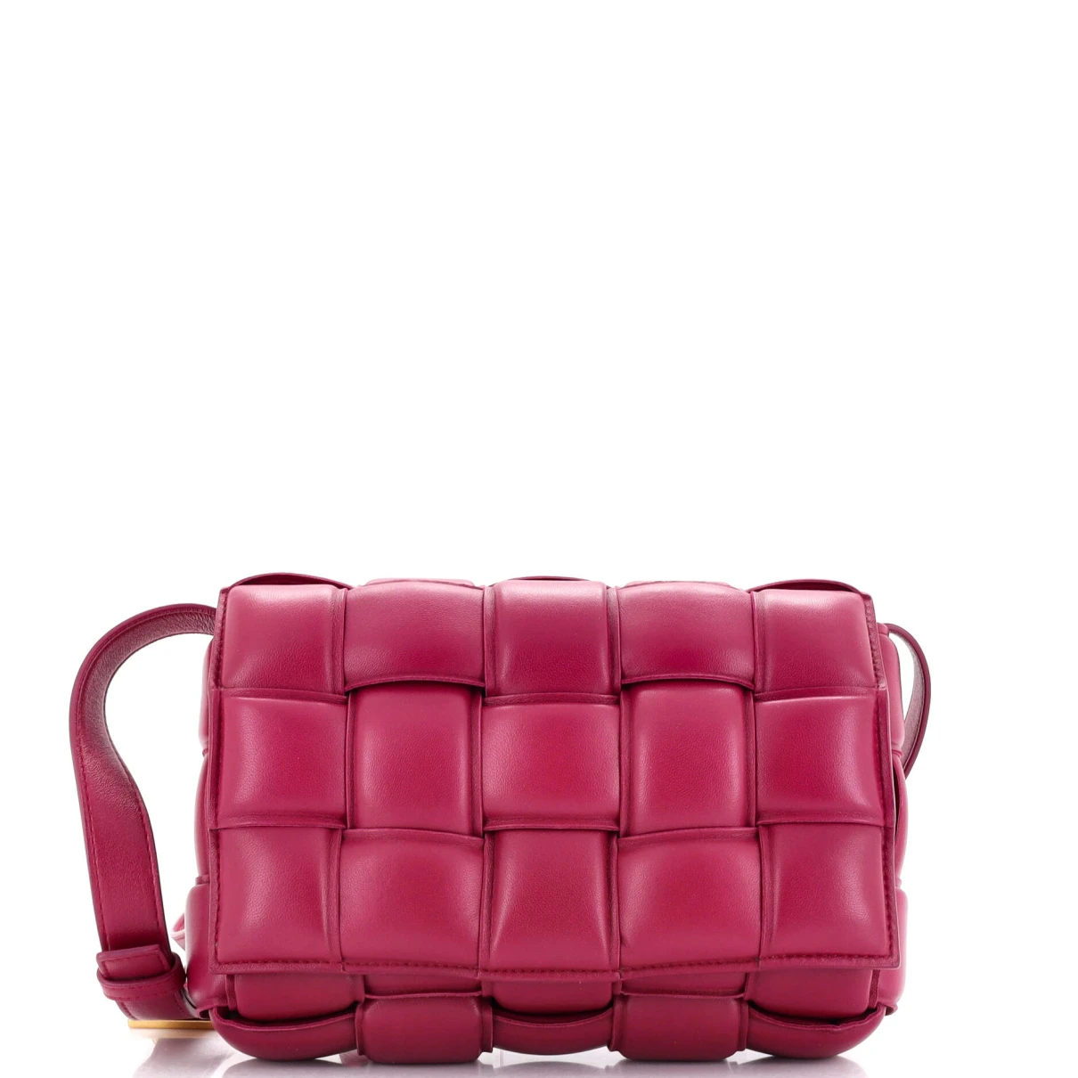 Pre-owned Bottega Veneta Leather Crossbody Bag In Red
