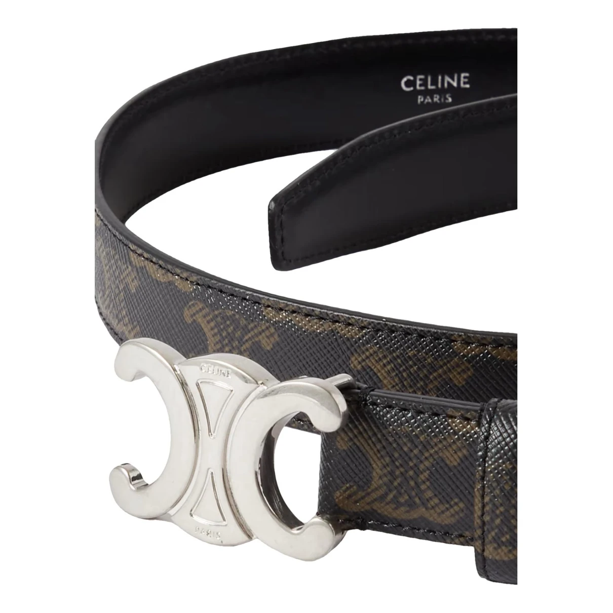 Pre-owned Celine Leather Belt In Multicolour