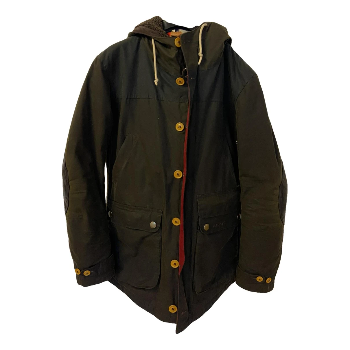 Pre-owned Barbour Parka In Khaki