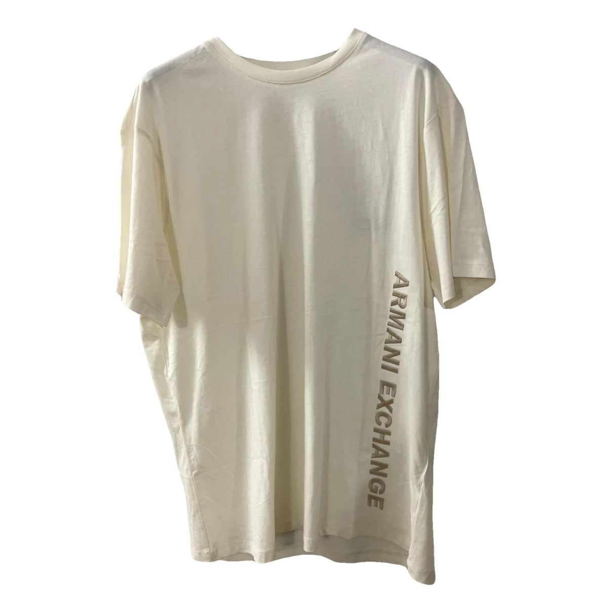 Pre-owned Armani Exchange T-shirt In Beige