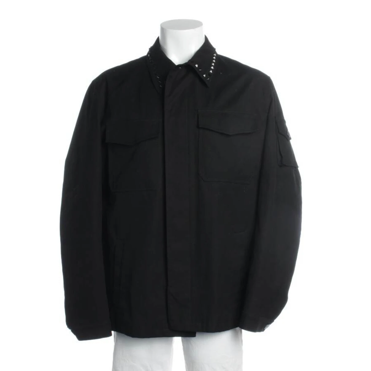 Pre-owned Valentino Coat In Black