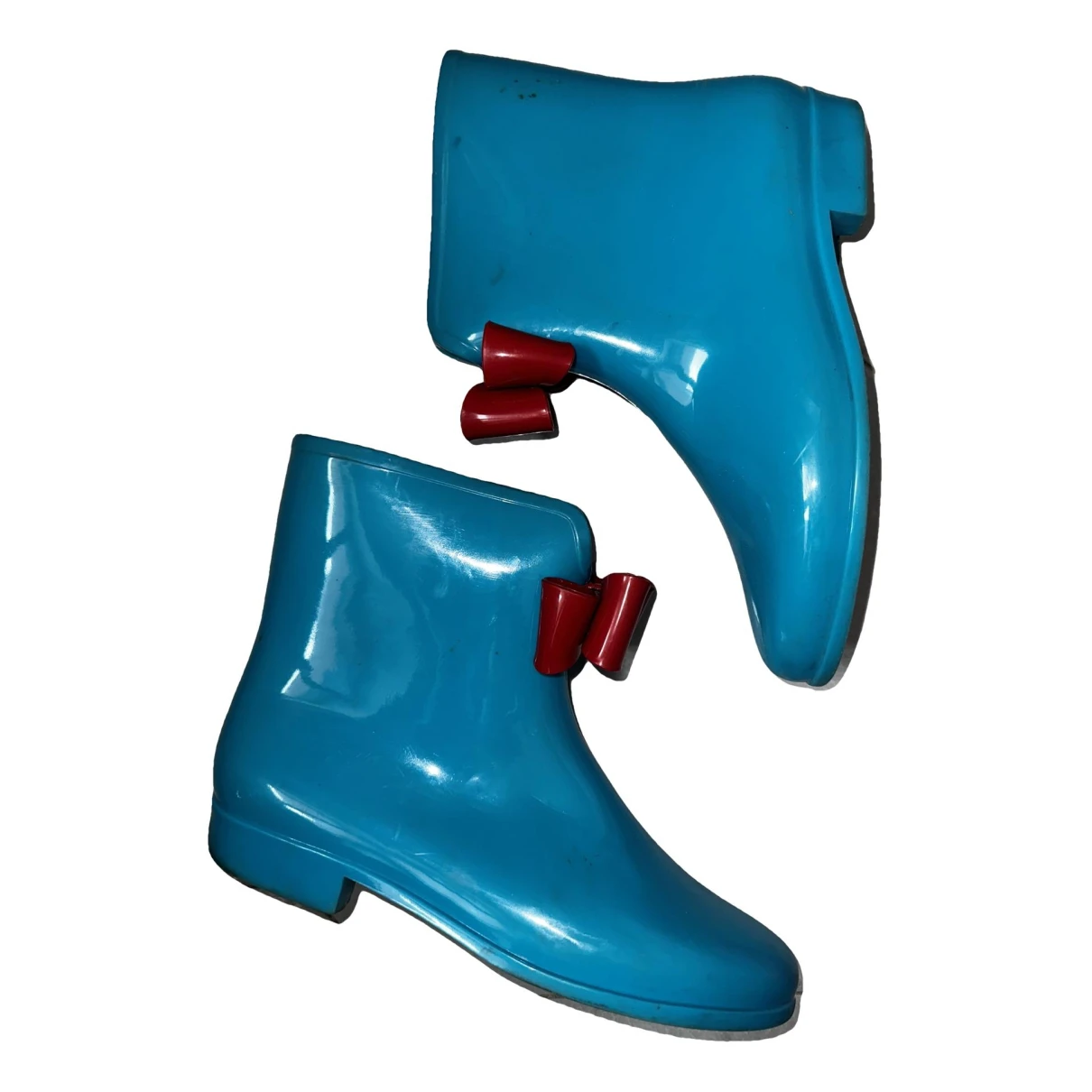 Pre-owned Vivienne Westwood Boots In Turquoise