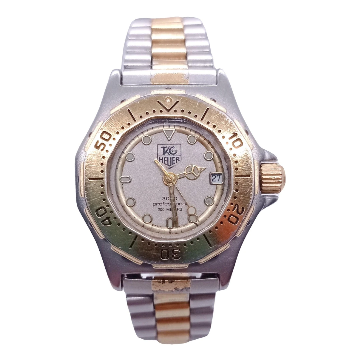 Pre-owned Tag Heuer Watch In Gold