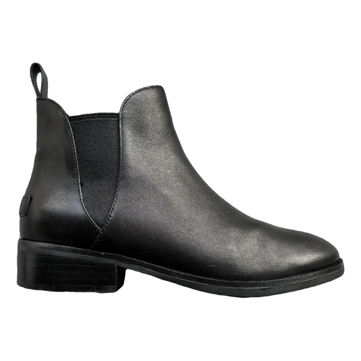 Pre-owned Cole Haan Leather Boots In Black