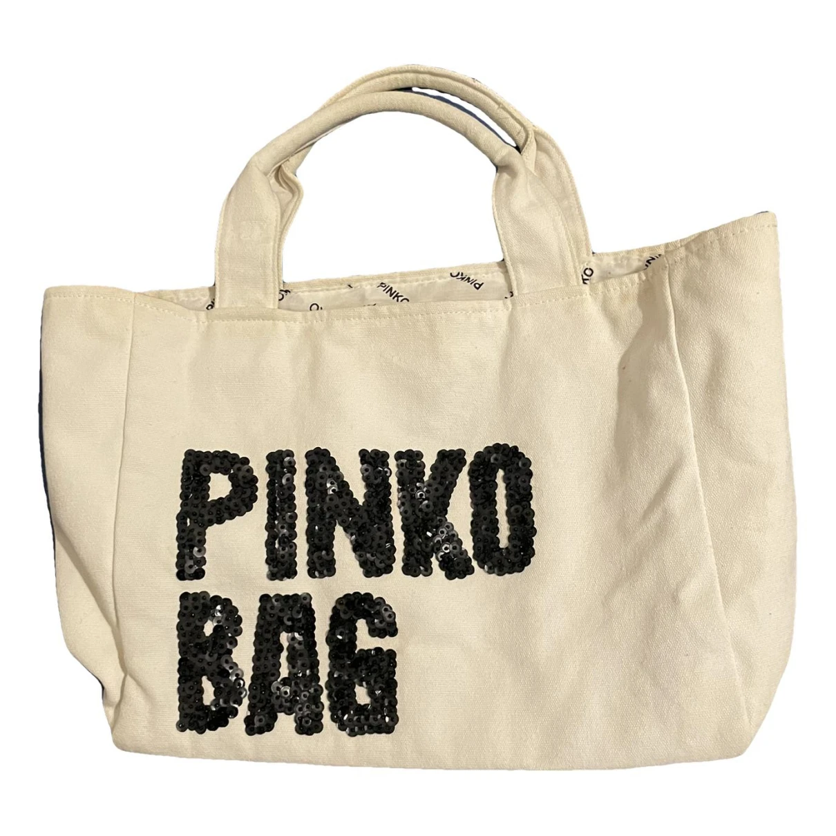 Pre-owned Pinko Tote In White