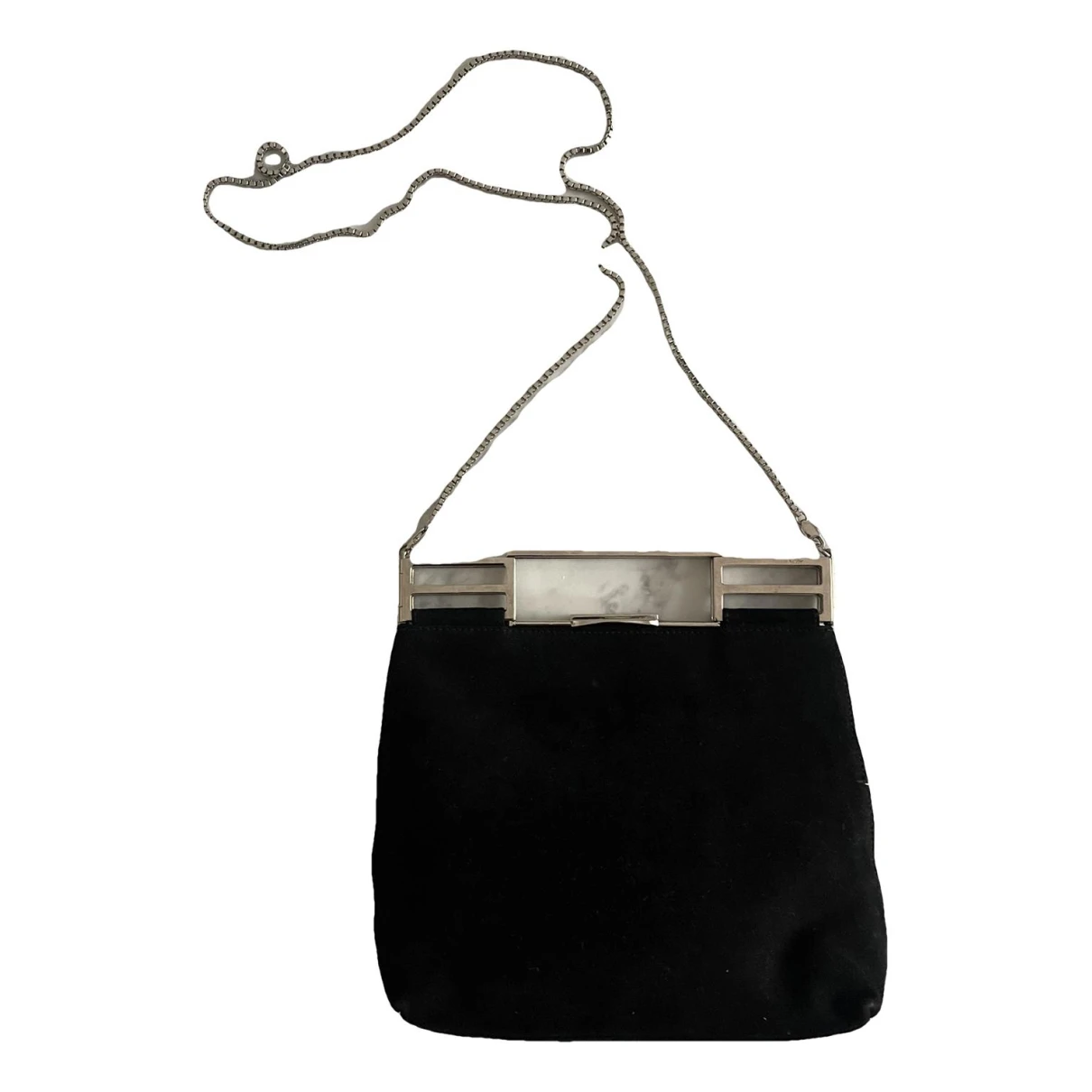 Pre-owned Ferragamo Crossbody Bag In Black