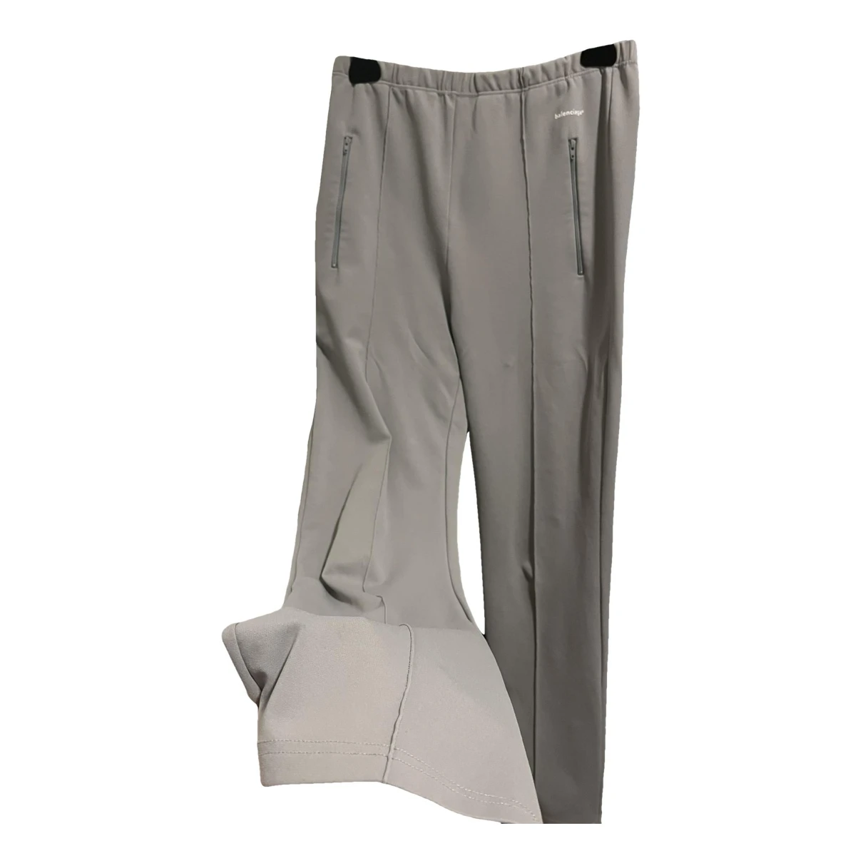 Pre-owned Balenciaga Straight Pants In Grey