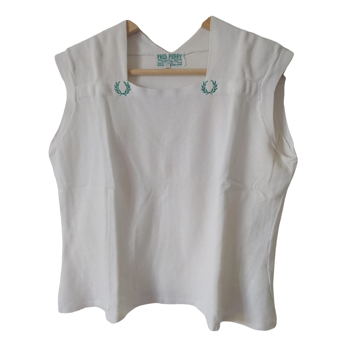 Pre-owned Fred Perry Vest In White