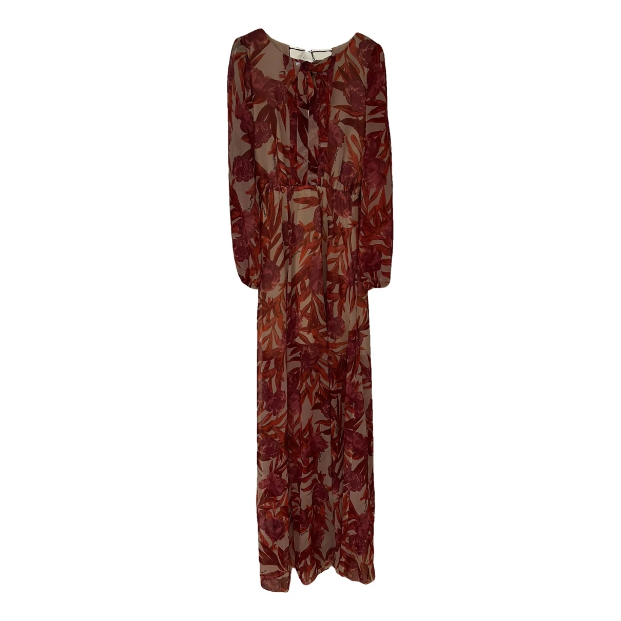 Pre-owned Patrizia Pepe Maxi Dress In Red