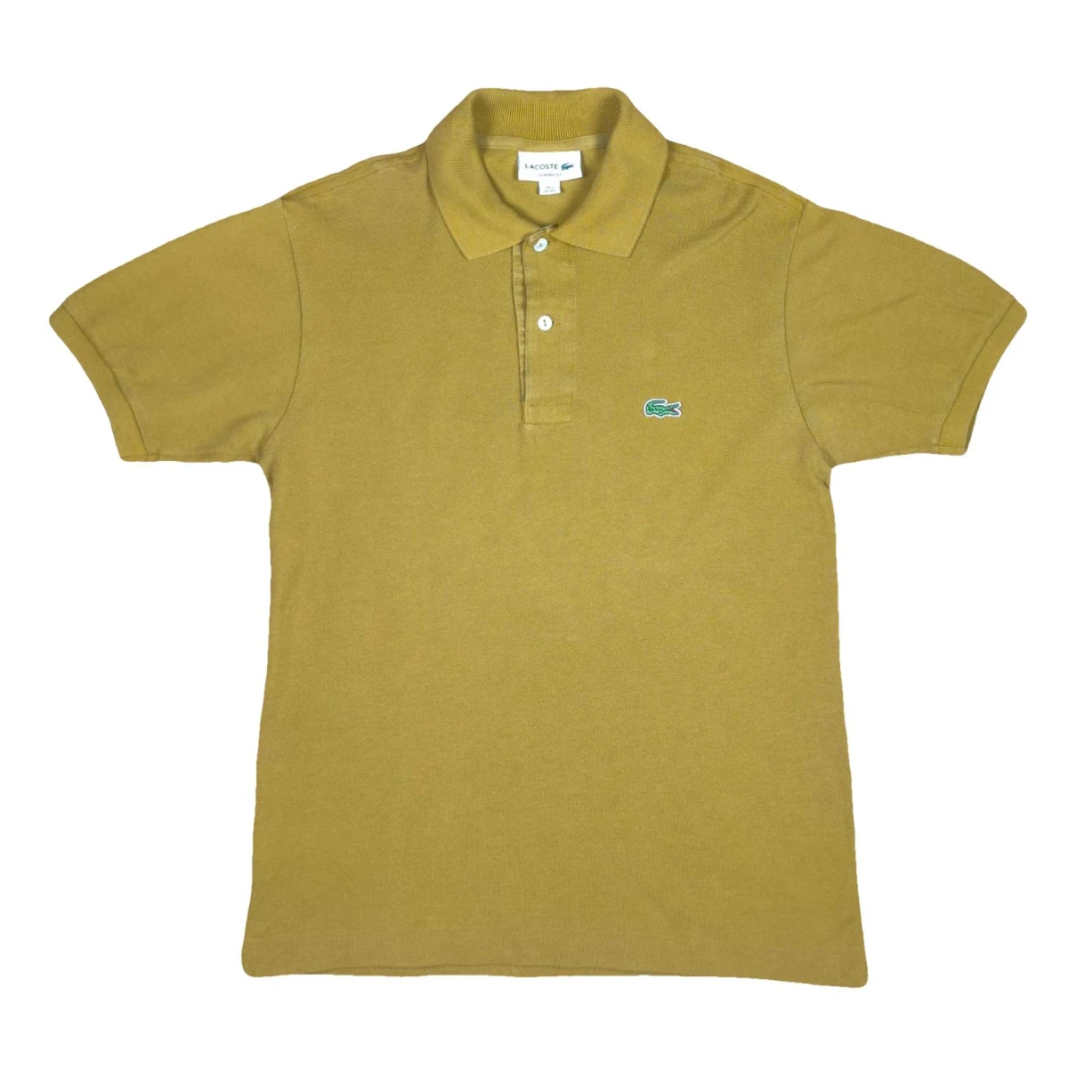 Pre-owned Lacoste Polo Shirt In Brown