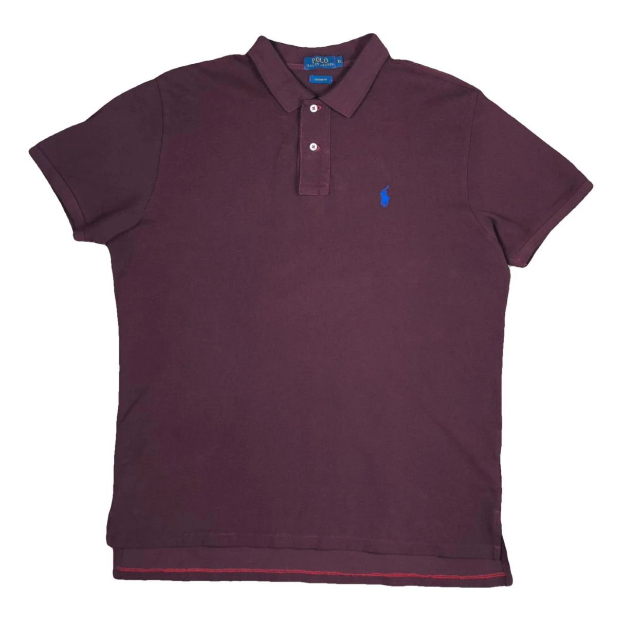 Pre-owned Polo Ralph Lauren Polo Shirt In Burgundy
