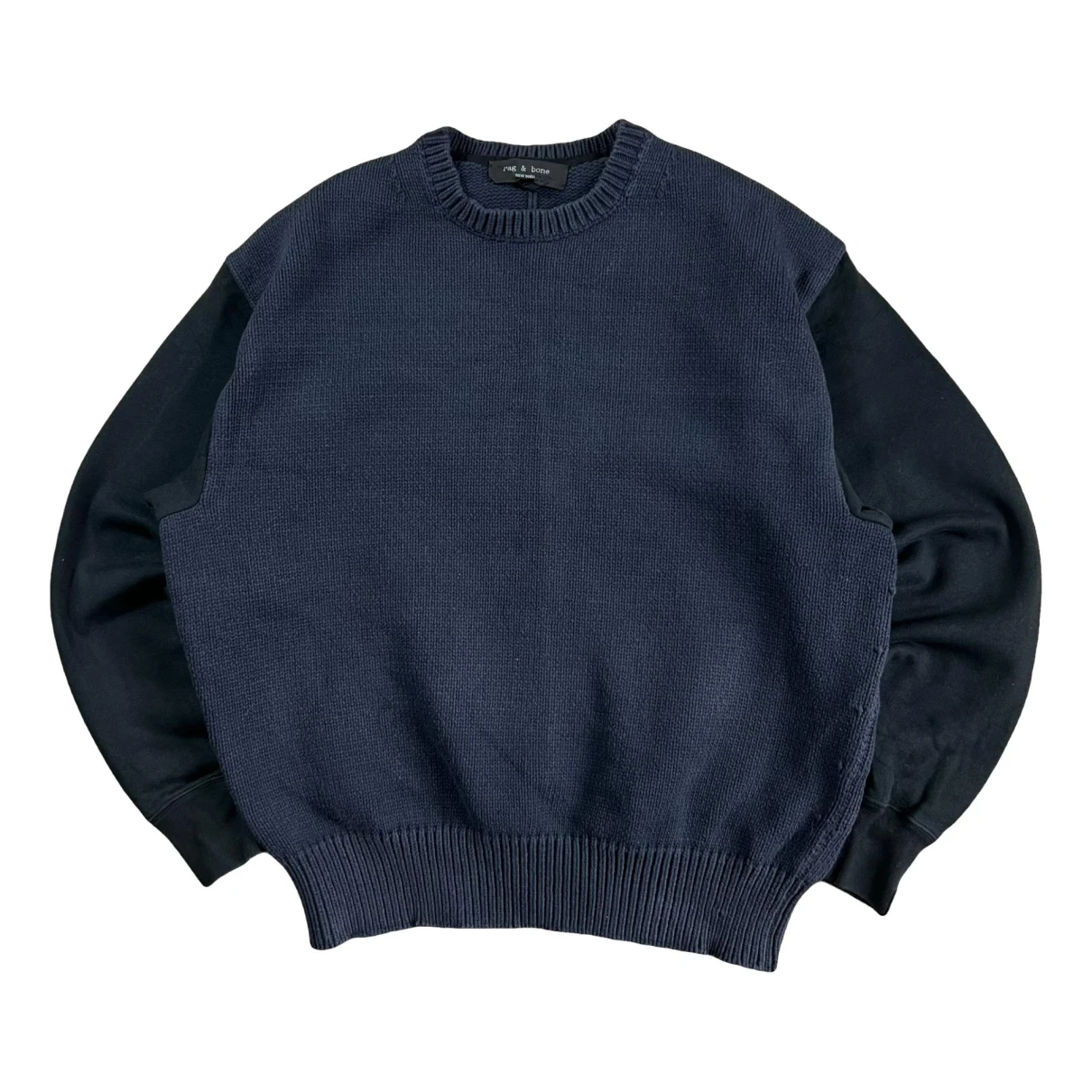 Pre-owned Rag & Bone Sweatshirt In Navy