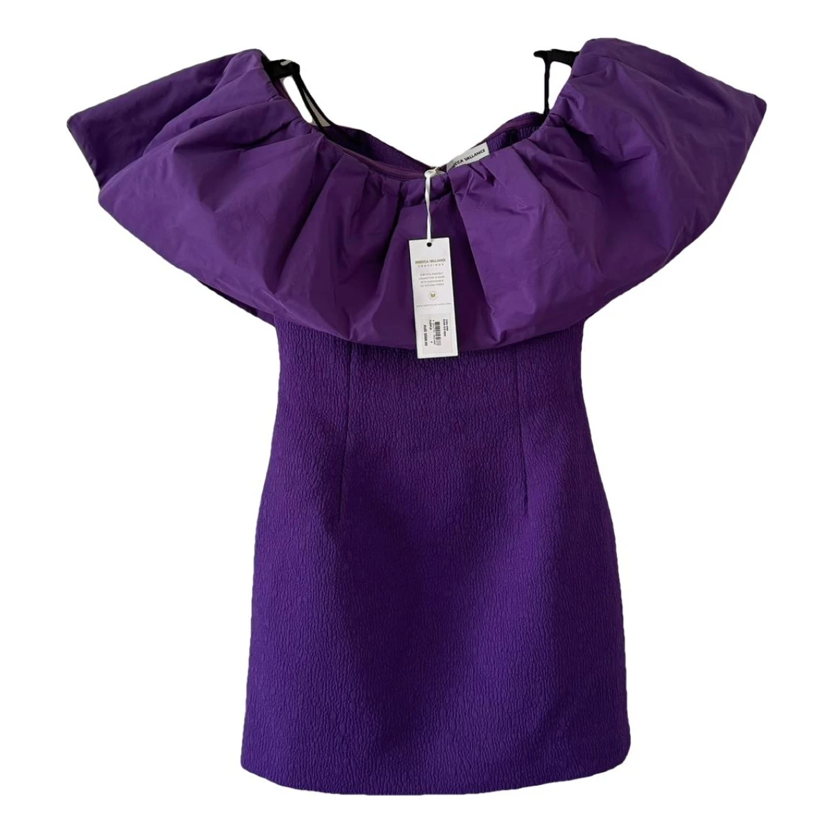 Pre-owned Rebecca Vallance Mini Dress In Purple