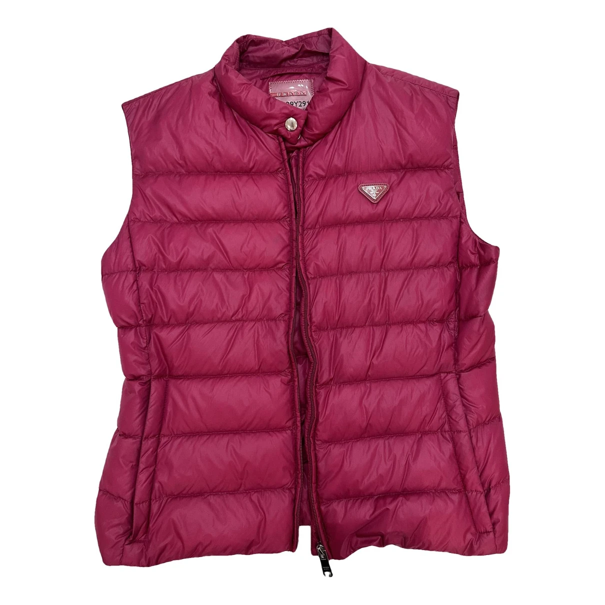 Pre-owned Prada Short Vest In Pink