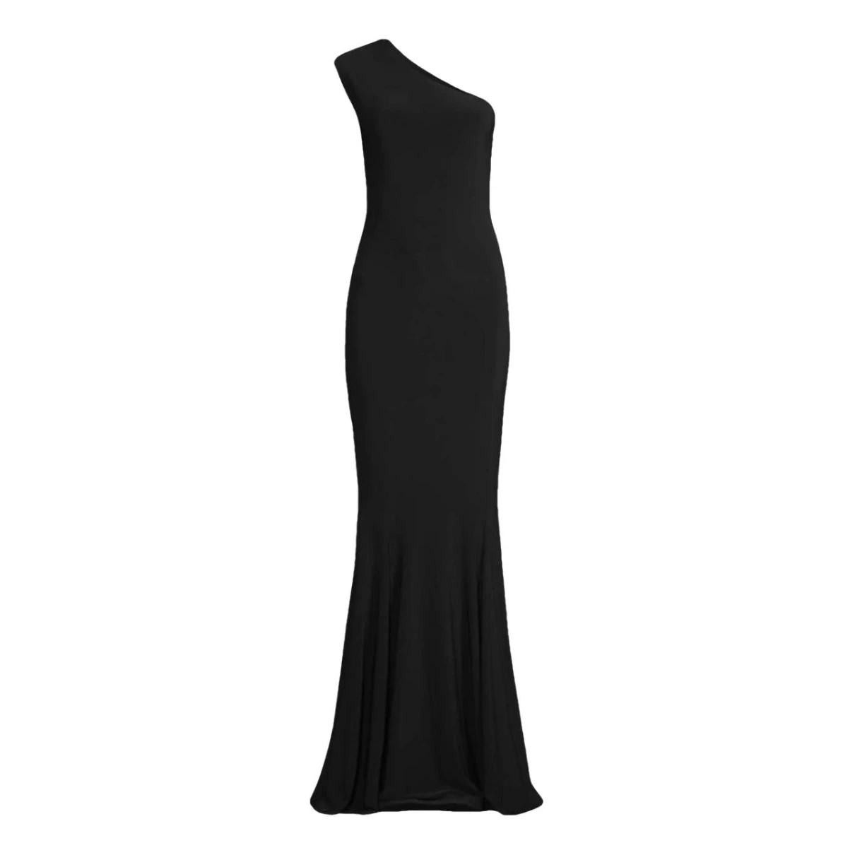 Pre-owned Norma Kamali Maxi Dress In Black