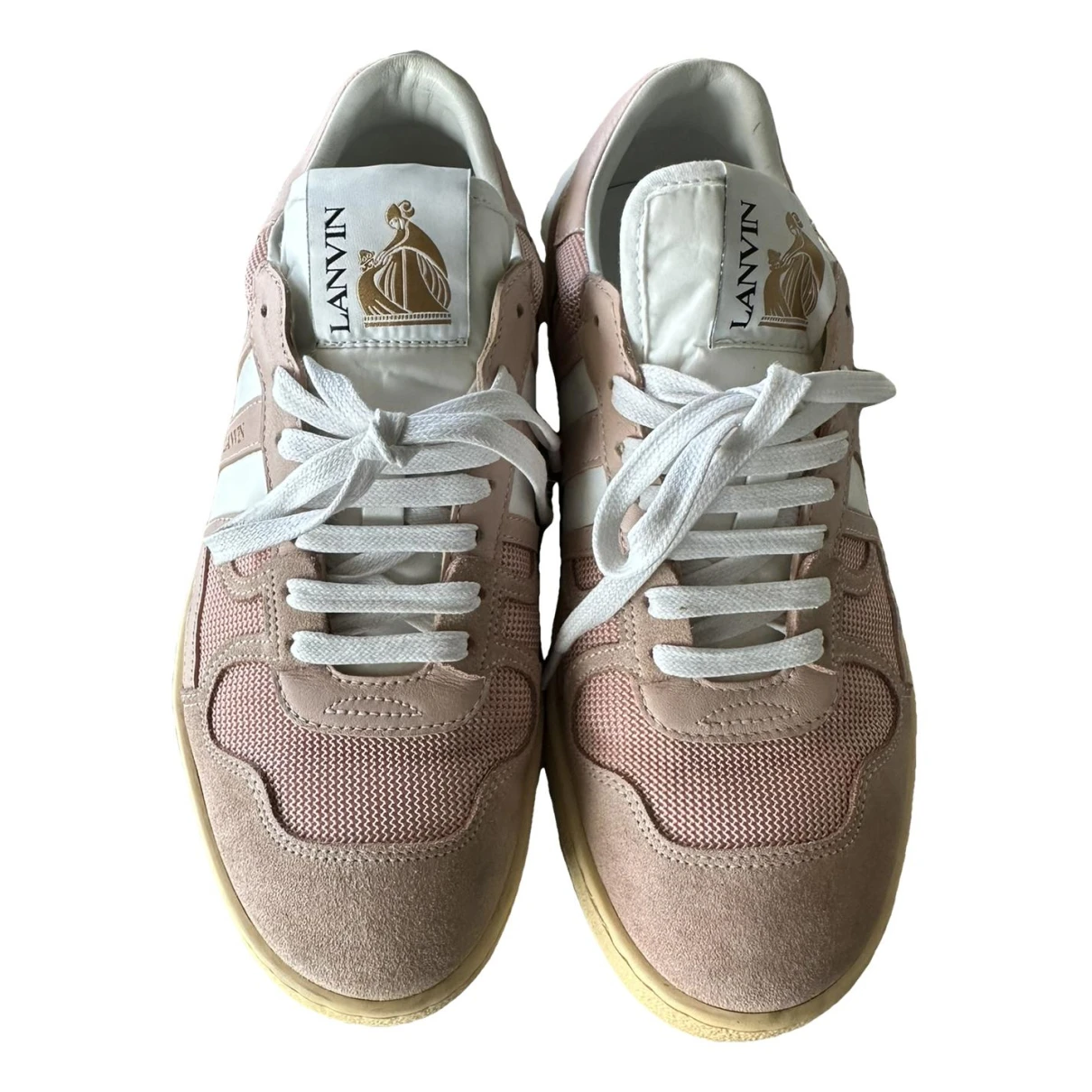 Pre-owned Lanvin Leather Trainers In Other