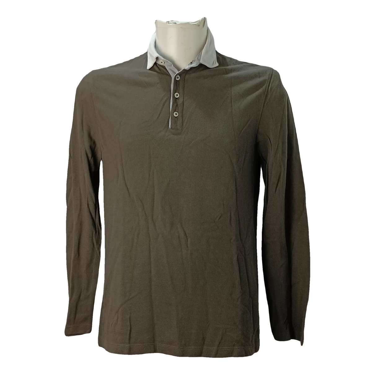 Pre-owned Brunello Cucinelli Polo Shirt In Brown
