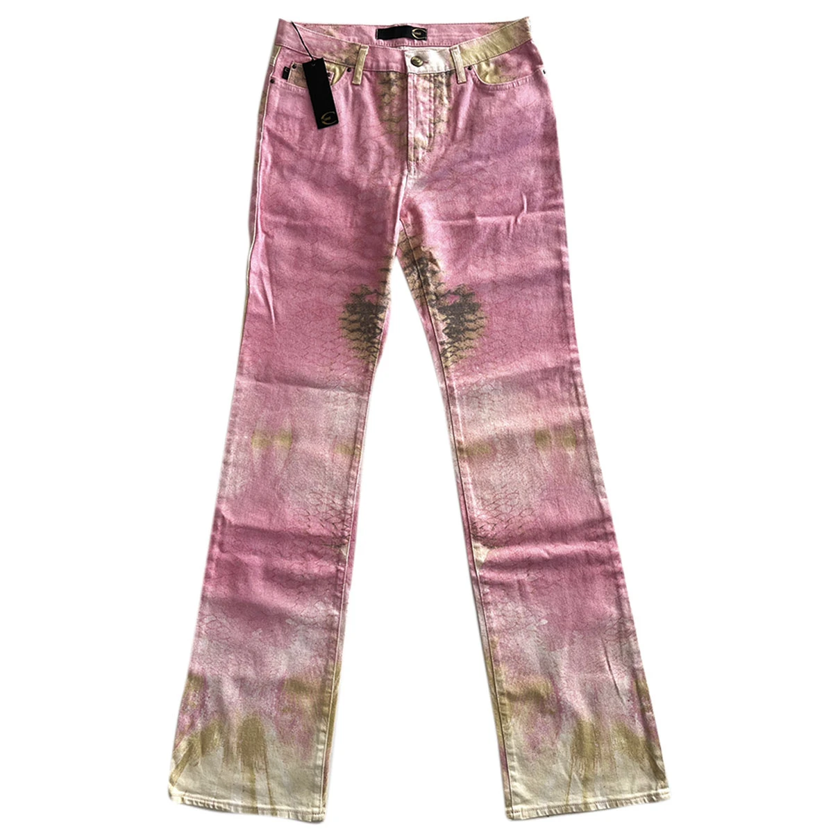 Pre-owned Just Cavalli Trousers In Pink