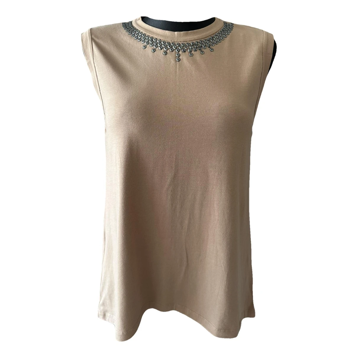 Pre-owned Brunello Cucinelli T-shirt In Camel