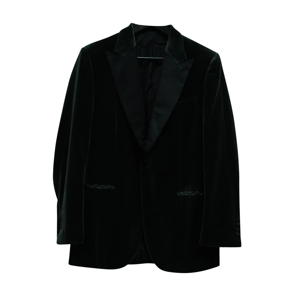 Pre-owned Brioni Velvet Suit In Black