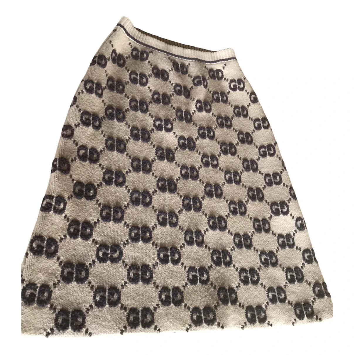 Pre-owned Gucci Wool Mid-length Skirt In Other