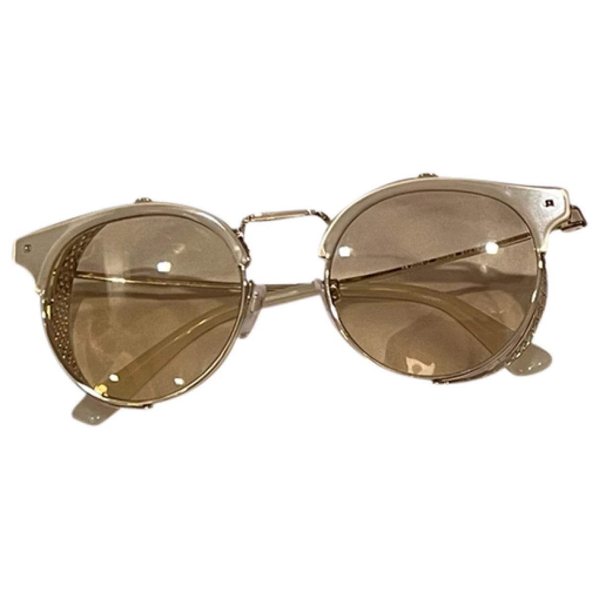 Pre-owned Valentino Sunglasses In Beige