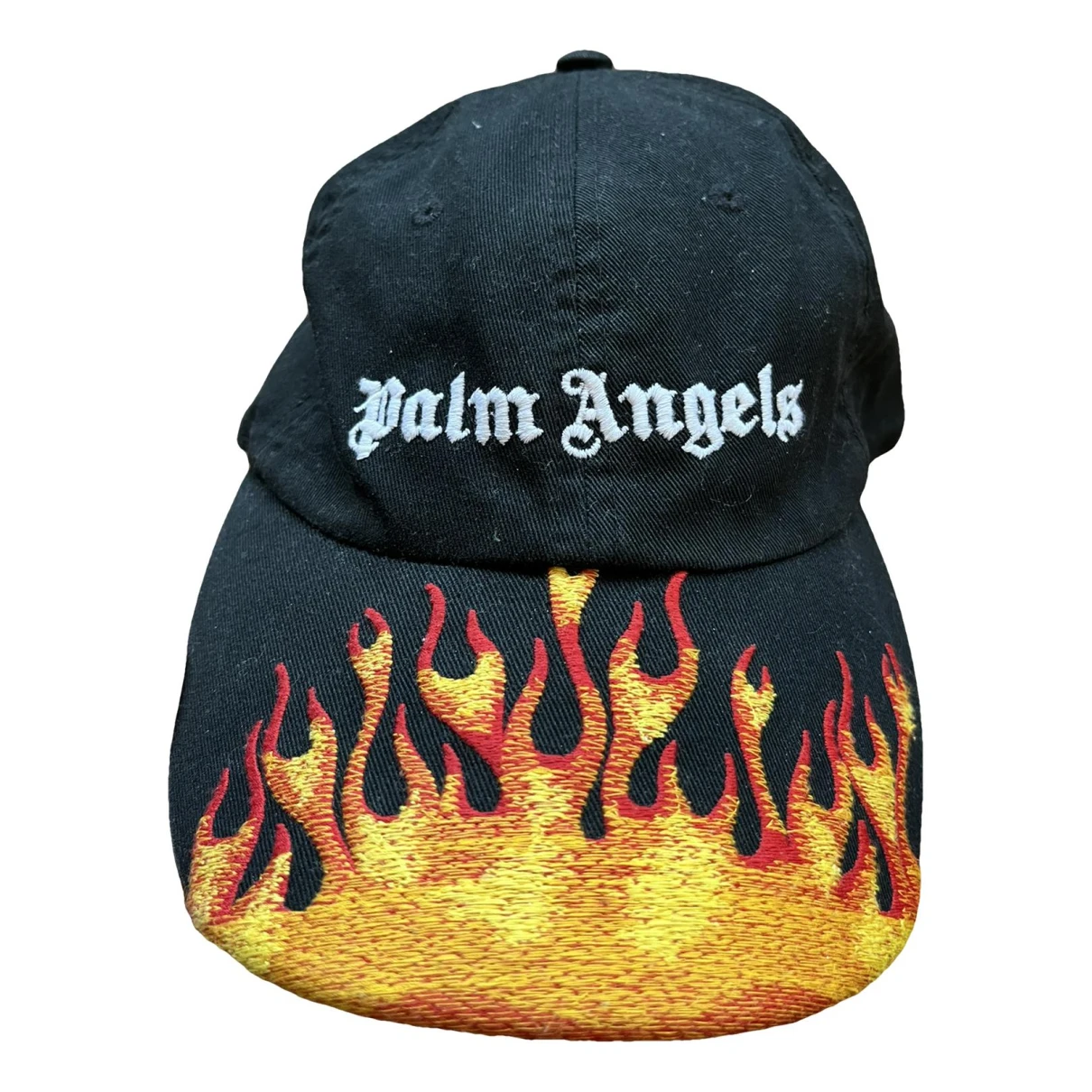 Pre-owned Palm Angels Cloth Hat In Black