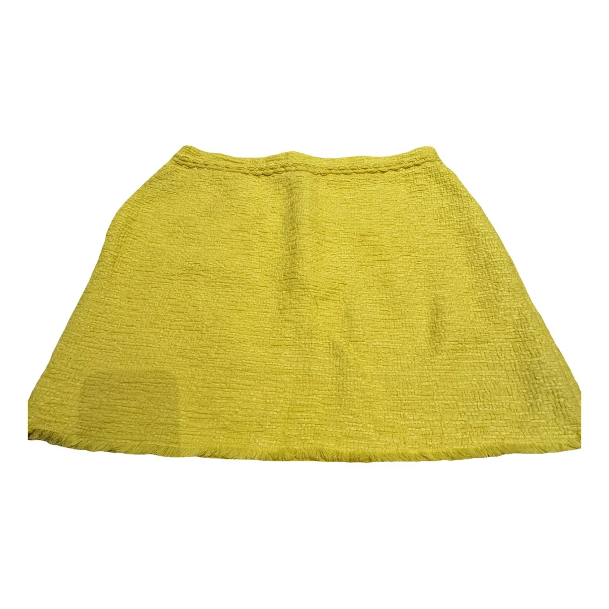 Pre-owned Ermanno Scervino Mini Skirt In Yellow