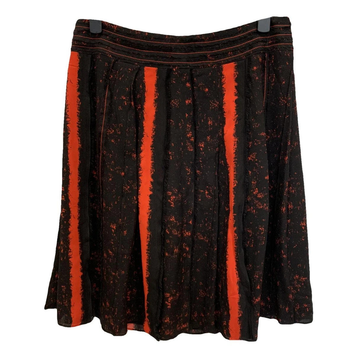 Pre-owned Proenza Schouler Silk Mid-length Skirt In Red