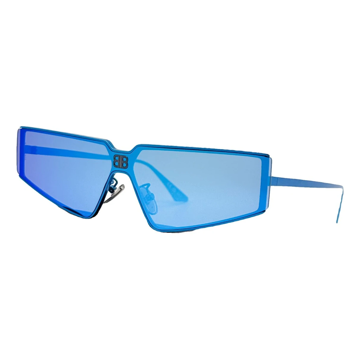 Pre-owned Balenciaga Sunglasses In Blue