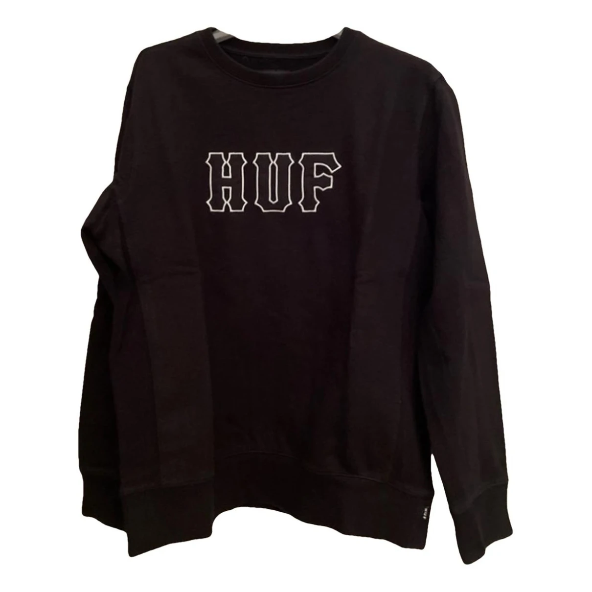 Pre-owned Huf Sweatshirt In Black