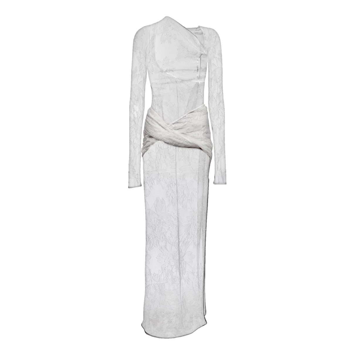 Pre-owned Jacquemus Maxi Dress In White