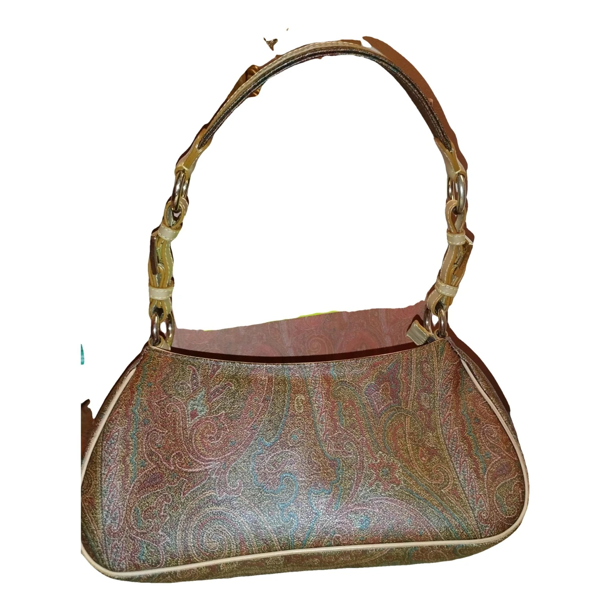 Pre-owned Etro Leather Handbag In Brown
