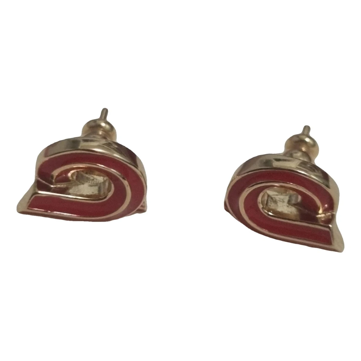 Pre-owned Ferragamo Earrings In Gold